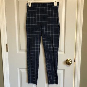 Plaid blue skinny pants-LAST CHANCE SALE WILL ACCEPT ANY OFFER🎉